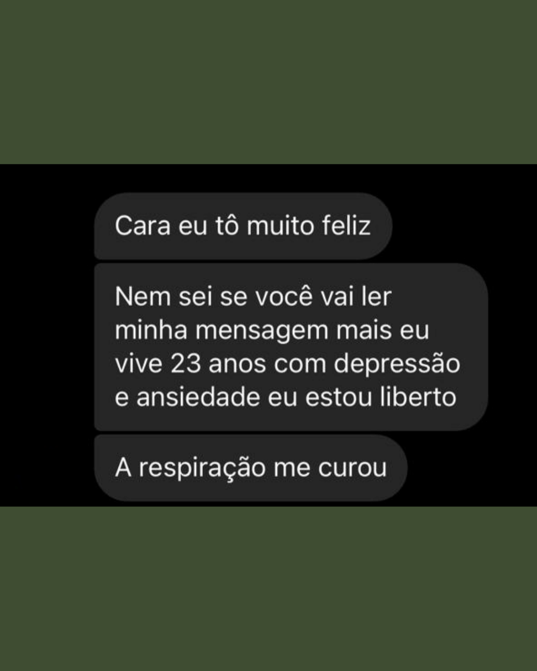 Depoimento de aluna